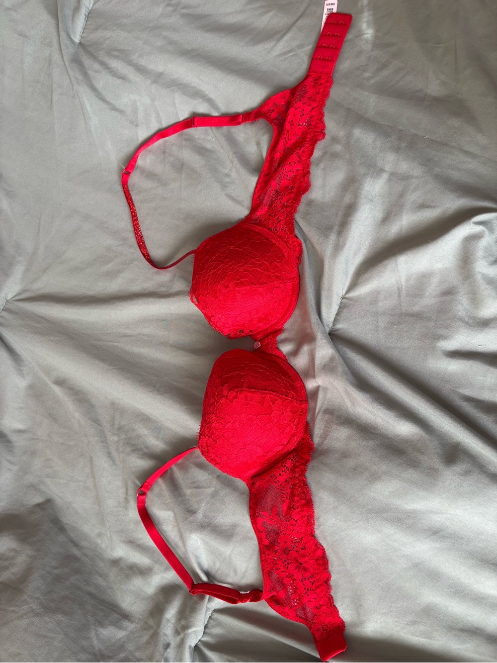 Victoria's Secret Bright Red Lace Bralette